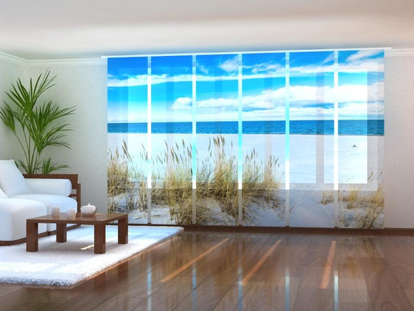 Set di 6 Tende a Pannello Costa Bianca