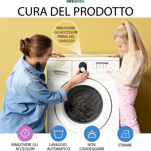 Set di 4 Tende a Pannello Elegante Linea Astratta Arancione