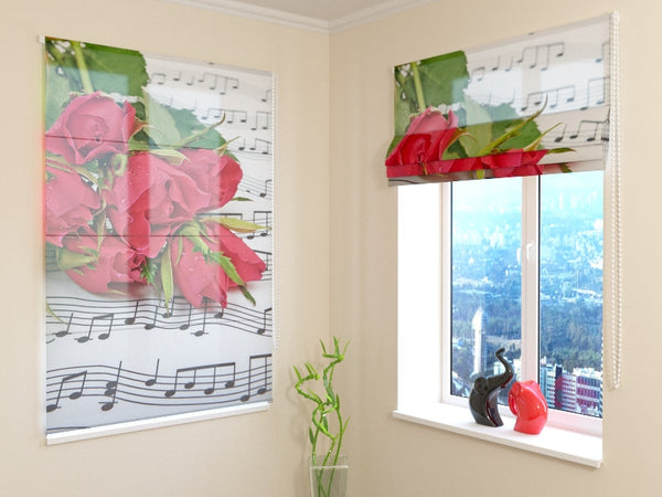 Tenda a Pacchetto Rose e Note
