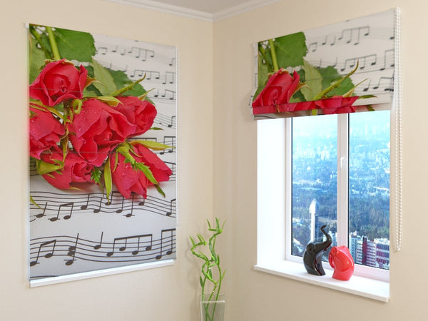 Tenda a Pacchetto Rose e Note