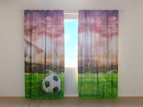 Foto Tende Pallone da Calcio sullo Stadio