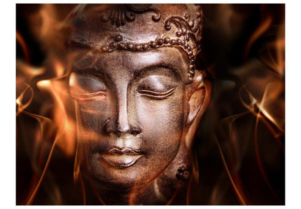Carta da parati - Buddha. Fire of meditation.