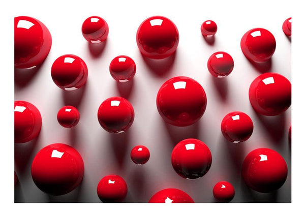 Carta da parati 3D - Red Balls