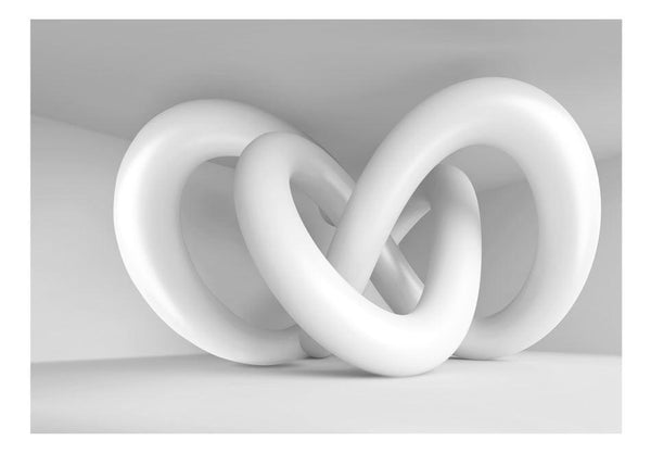 Carta da parati 3D - White weave
