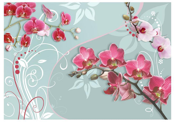 Carta da parati - Orchidee rosa- una variazione II