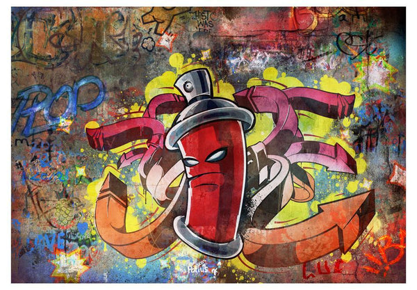 Carta da parati graffiti street art - Graffiti monster