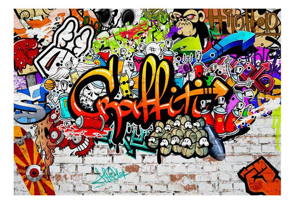 Carta da parati graffiti street art - Colorful Graffiti