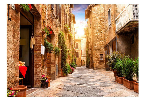 Carta da parati - Colourful Street in Tuscany