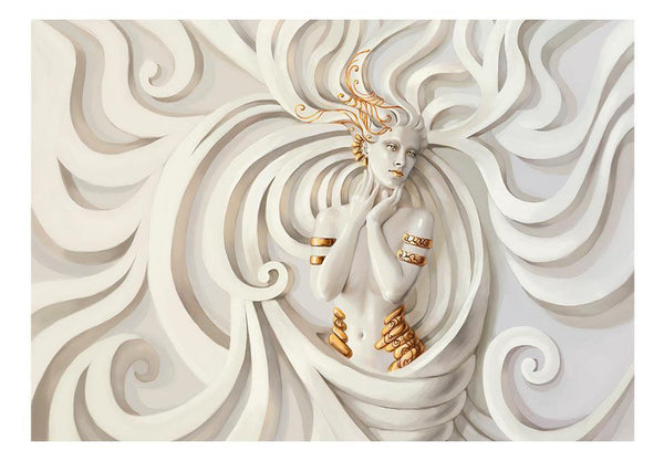 Carta da parati 3D - Goddess In Gold