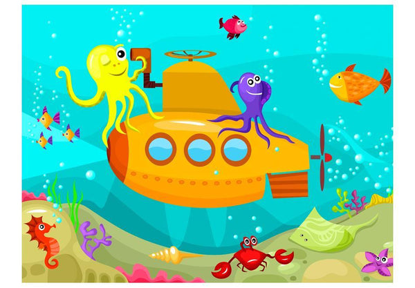 Carta da parati per bambini - Sottomarino
