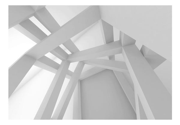 Carta da parati 3D - White Construction