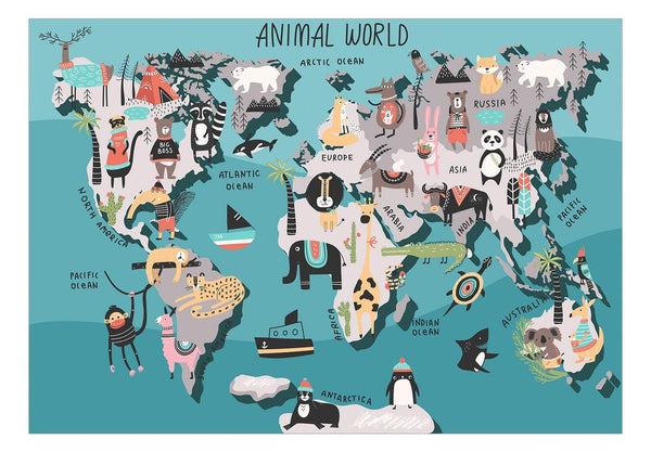 Fotomurale - Animal Map