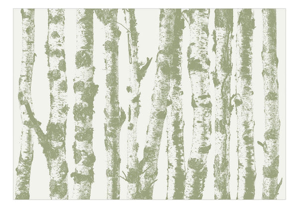 Fotomurale - Stately Birches - Third Variant