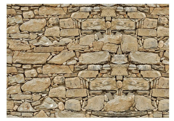 Carta da parati effetto pietra - Muro di pietra