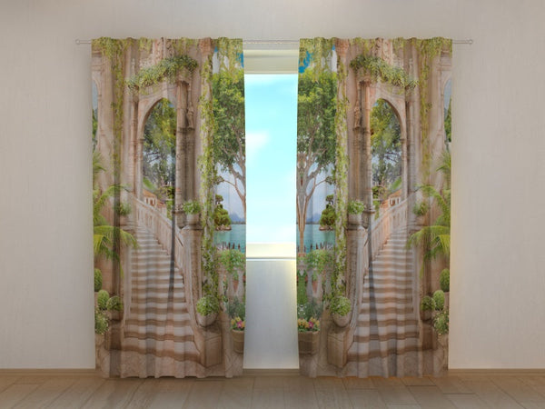 Foto Tende con Stampa Fino alla Bellezza