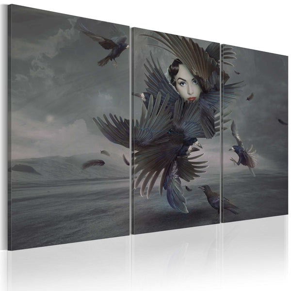 Quadro su tela - Feather dress