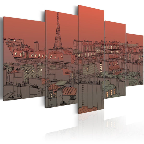 Runa Art Torre Eiffel Di Parigi Quadri Soggiorno Grande Rosso Grigio 120 x 80 cm 3 Pezzi Decorazione Murale 035631a Runa Art Torre Eiffel Di Parigi Quadri Soggiorno Grande Rosso Grigio 120 x 80 cm 3 Pezzi Decorazione Murale 035631a