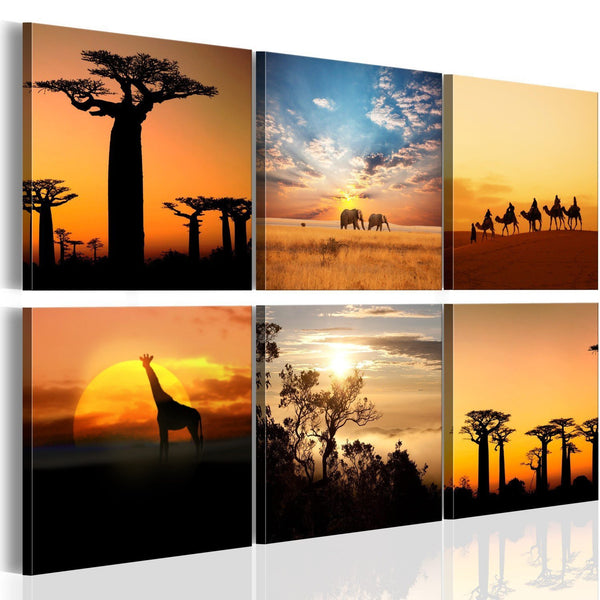 Quadro su tela - Paesaggi africani