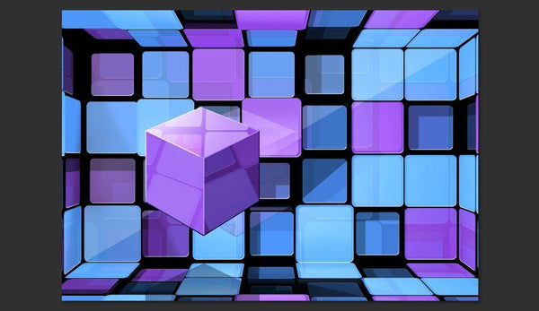 Carta da parati 3D - Rubik's cube: variation