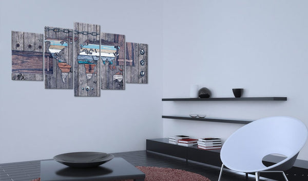 Quadro mappamondo - Sailing travels