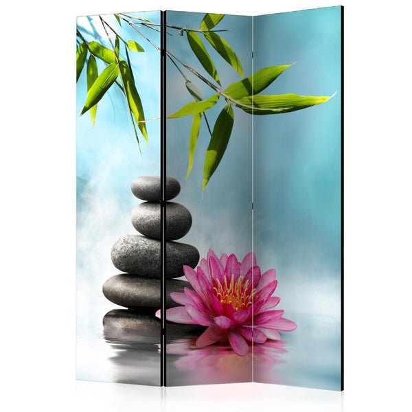 Separè per interni - Water Lily and Zen Stones [Room Dividers]