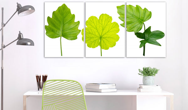 Quadro - Green Leaves (3 Parts)
