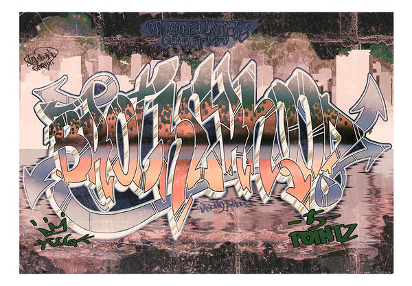 Carta da parati graffiti street art - Wall Art