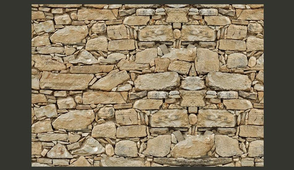 Carta da parati effetto pietra - Muro di pietra