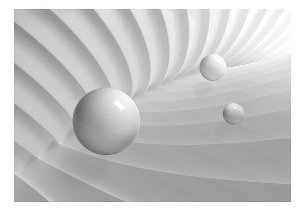 Carta da parati 3D - Simmetria bianca