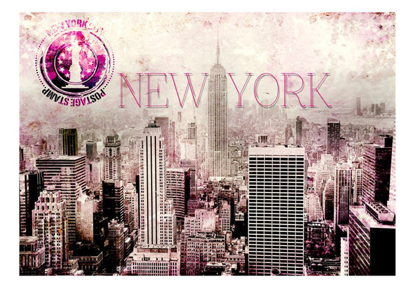 Carta da parati - Pink New York