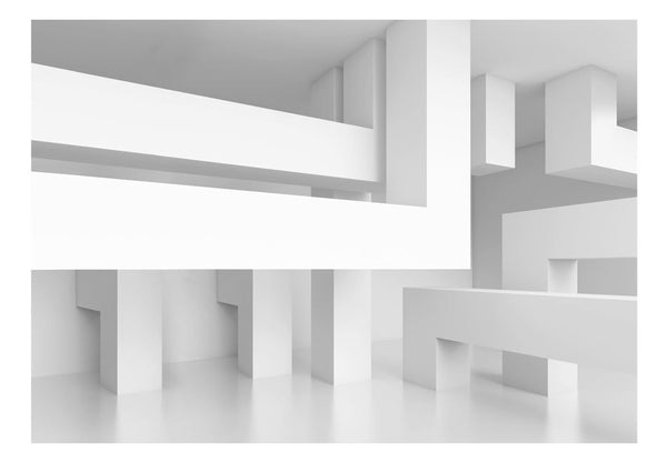 Carta da parati 3D - Alabaster maze
