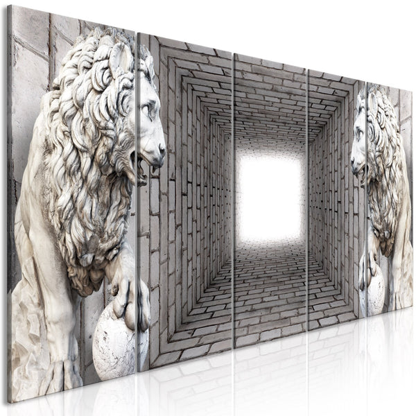 Quadro - Light in the Tunnel (5 Parts) Narrow