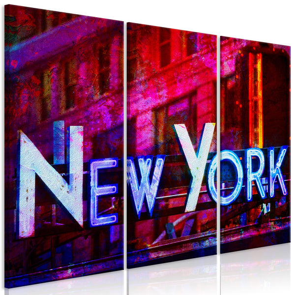 Quadro - New York Neon (3 Parts)