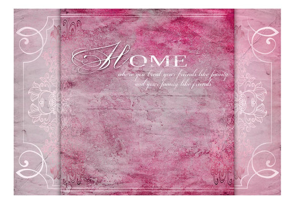 Carta da parati con scritte - Home, where you treat your friends ...