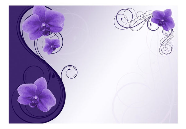 Carta da parati - Fascino dell'orchidea viola
