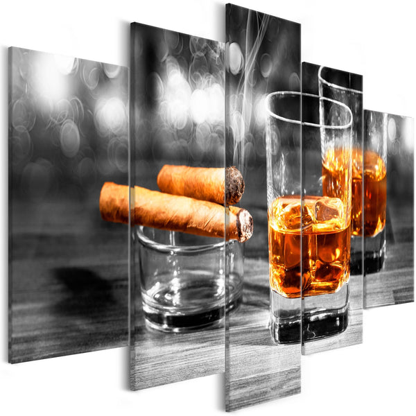 Quadro - Cigars and Whiskey (5 Parts) Wide