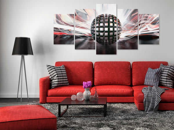 Quadro - Metal Ball (5 Parts) Wide Red