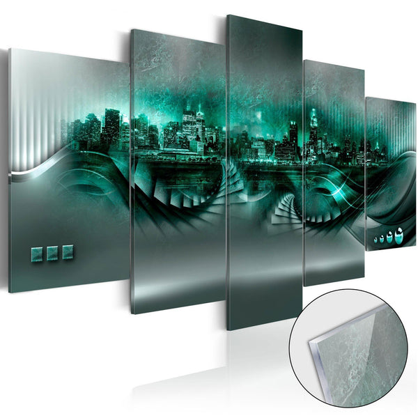 Quadro su vetro acrilico - Emerald City [Glass]