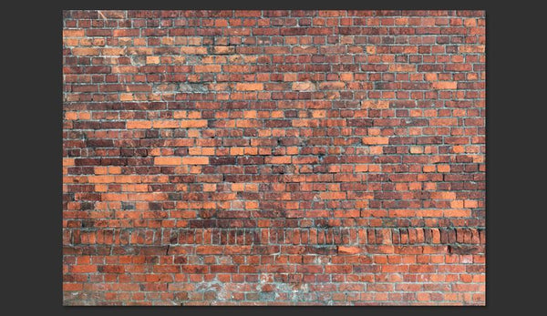Carta da parati effetto mattoni - Vintage Wall (Red Brick)