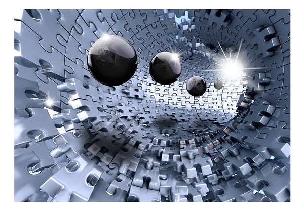 Carta da parati 3D - Abstract Jigsaw