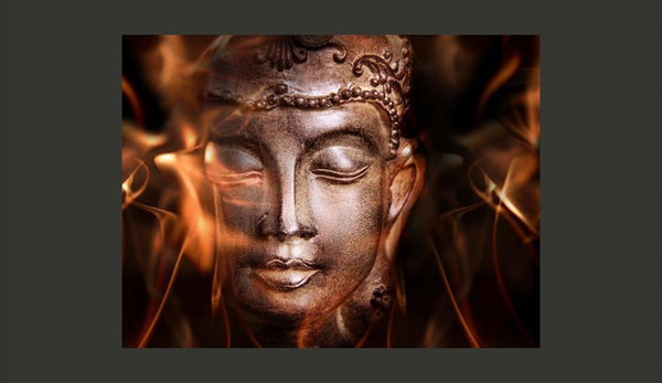 Carta da parati - Buddha. Fire of meditation.
