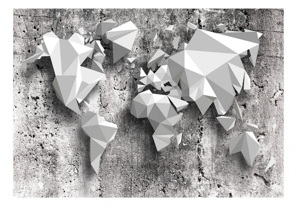 Carta da parati mappamondo - World Map: Origami