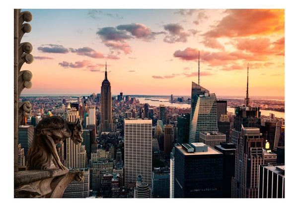 Carta da parati - New York: I grattacieli ed il tramonto