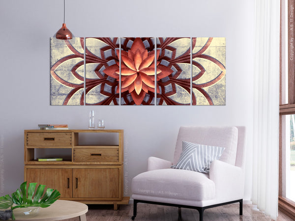 Quadro Mandala - Fan (5 Parts) Narrow