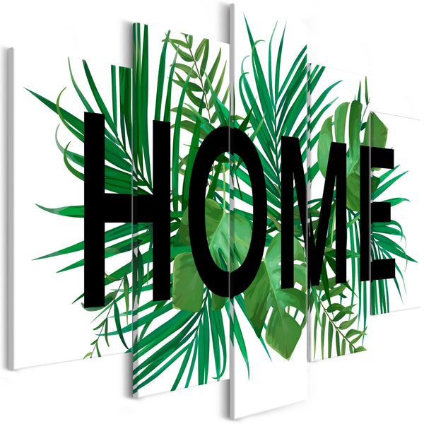 Quadro - Home on the Leaves (5 Parts) Wide