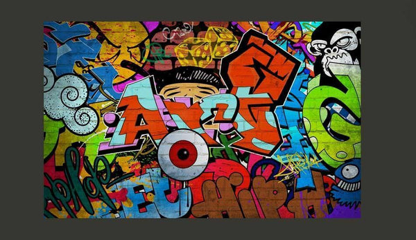 Carta da parati graffiti street art - Graffiti art
