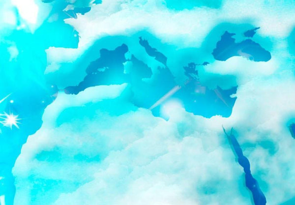 Quadro mappamondo - Atlante delle nuvole
