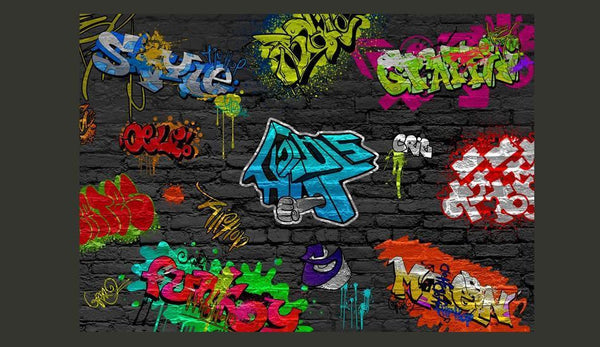 Carta da parati graffiti street art - Graffiti wall