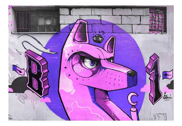 Carta da parati graffiti street art - Watchdog