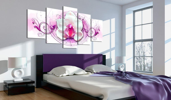Quadro su tela - Orchidea - rosa espressivo